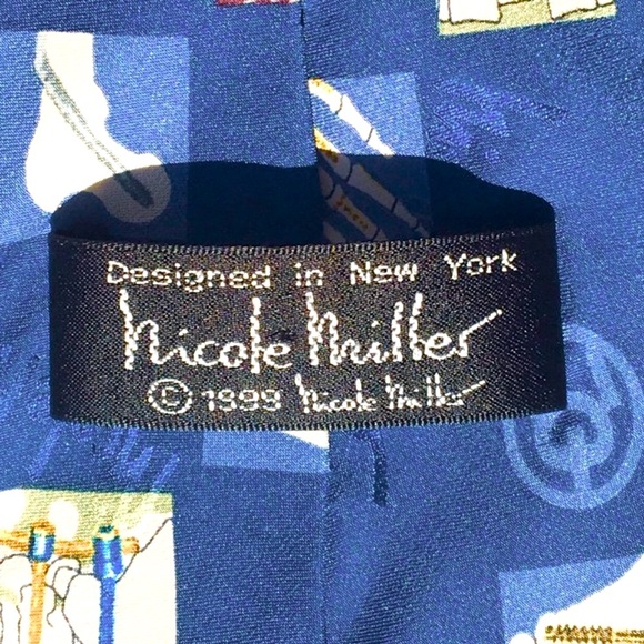 Nicole Miller Medical Dr vintage 90s tie 1990s - Picture 4 of 5